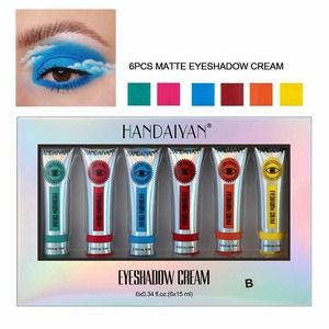 6 pieces Set Matte Color Long Lasting Eyeshadow Gel Cream 15ml Each SET B
